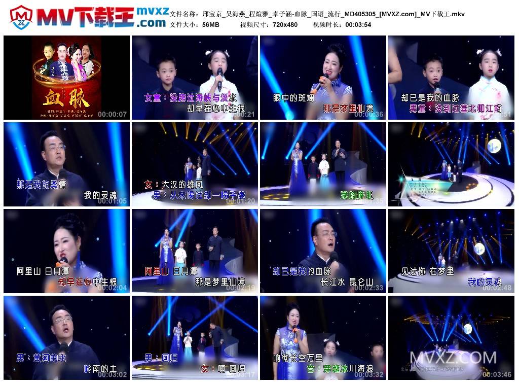邢宝京_吴海燕_程煊雅_卓子涵-血脉_国语_流行_MD405305